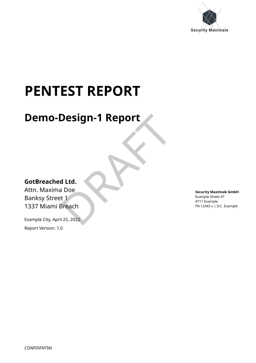 Calzone Demo Report