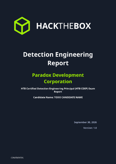 HTB CDSA Report Demo