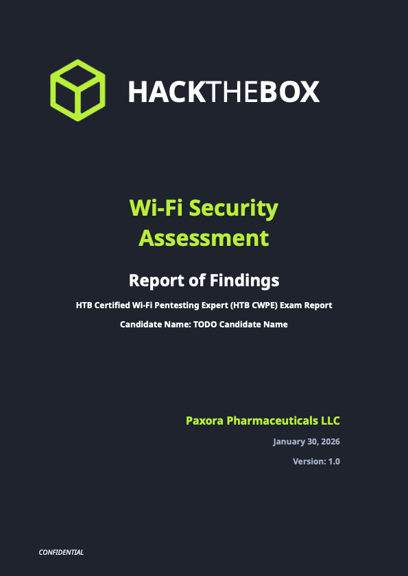 HTB CWPE Report Demo