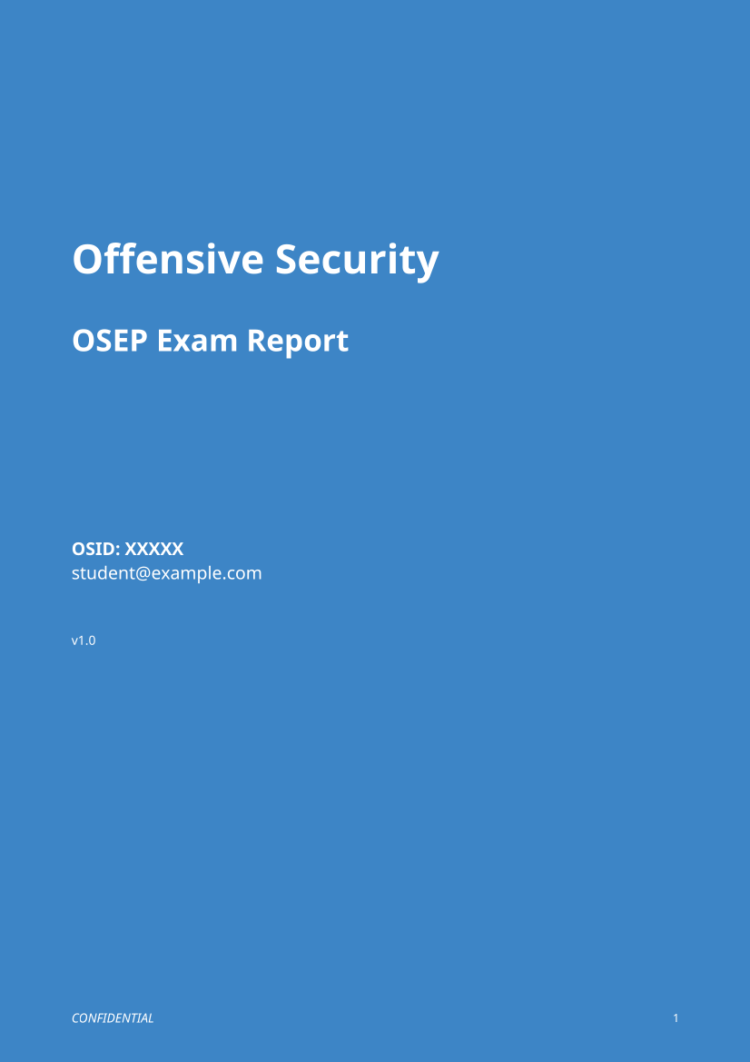 OSEP Exam Report Demo
