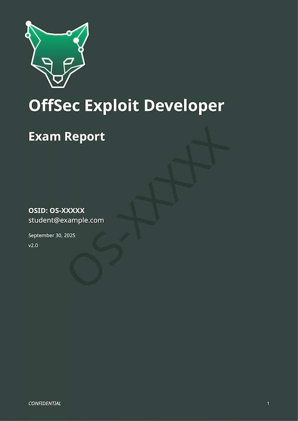 OffSec OSED Exam Report Demo