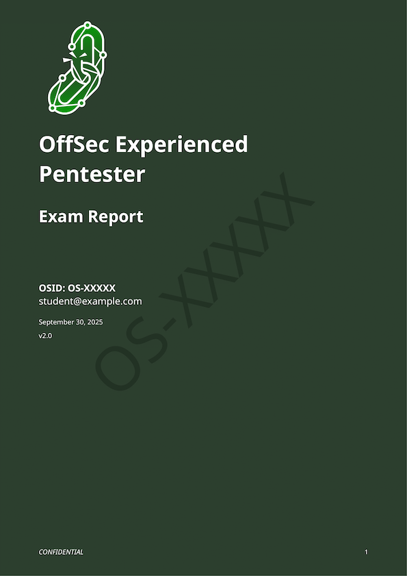 OffSec OSEP Exam Report Demo