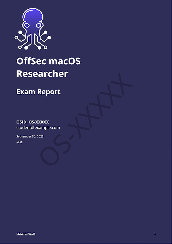 OffSec OSMR Exam Report Demo