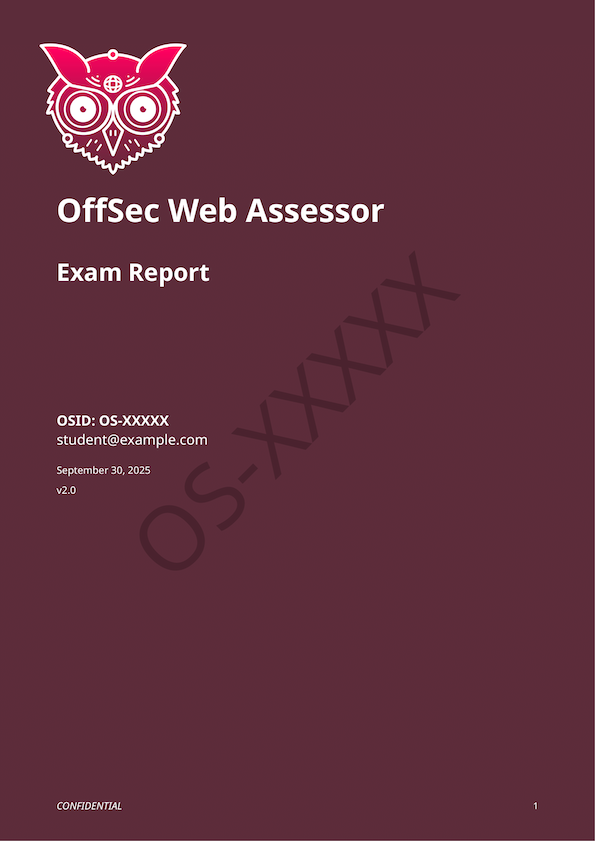 OffSec OSWA Exam Report Demo