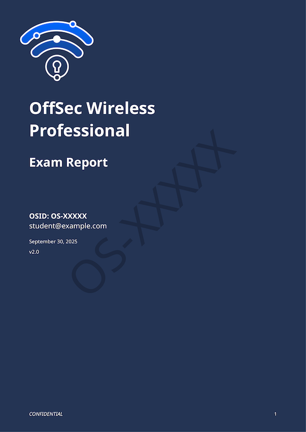 OffSec OSWP Exam Report Demo
